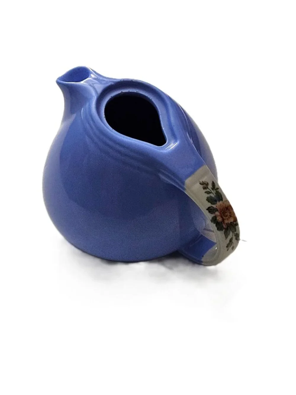 Vintage 1940s Hall China Sani-Grid Pitcher